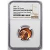 Image 1 : 2001 Lincoln Memorial Cent Coin Error Major Off Center NGC Brilliant Uncirculated