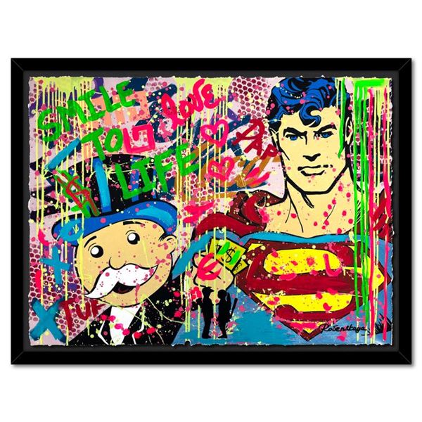 Rovenskaya "Protection Money" Original Mixed Media on Paper