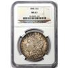 Image 1 : 1896 $1 Morgan Silver Dollar Coin NGC MS63