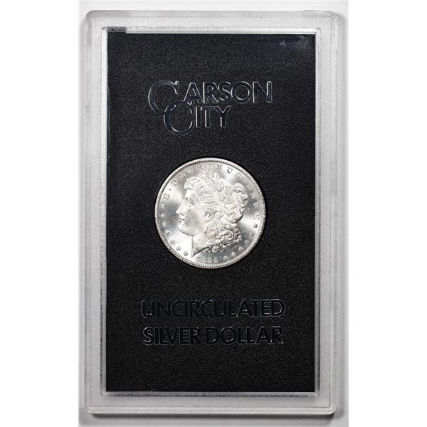 1884-CC $1 Morgan Silver Dollar Coin GSA Hoard Uncirculated
