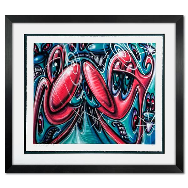 Kenny Scharf "NEWAZY" Limited Edition Serigraph on Paper