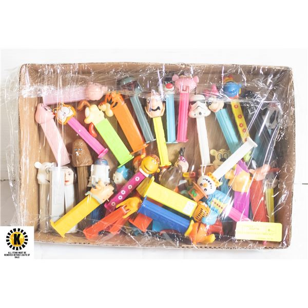 VARIOUS OPEN COLLECTIBLE PEZ