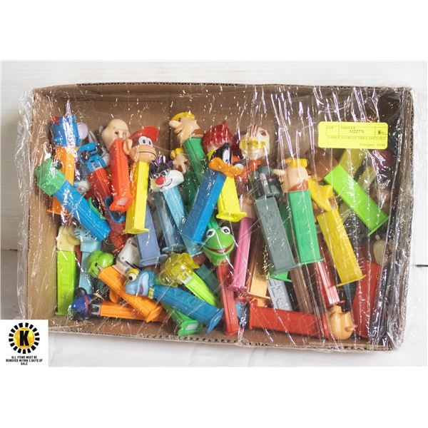 VARIOUS COLLECTIBLE OPEN PEZ
