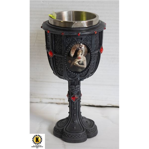 LARGE GOTHIC CAMEO GOBLET