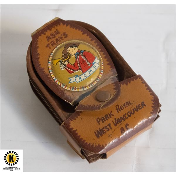 VINTAGE RCMP ASHTRAY SET FROM BC
