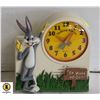 Image 1 : 1974 BUGS BUNNYN ALARM CLOCK AUTOMATIC