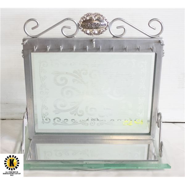 14X9X12 SPINNING MIRRORED HANGING