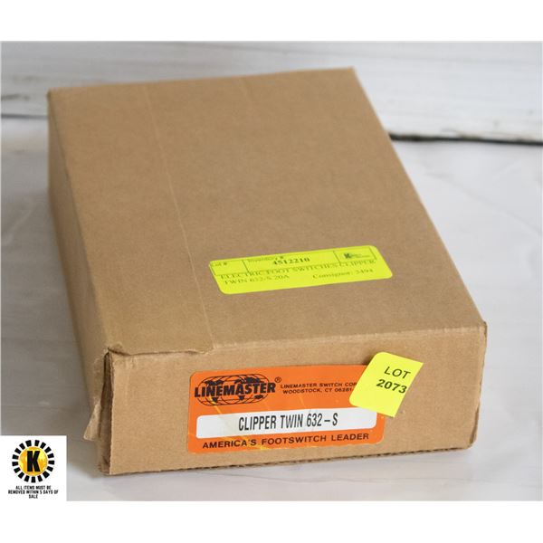 ELECTRIC FOOT SWITCHES CLIPPER TWIN 632-S 20A