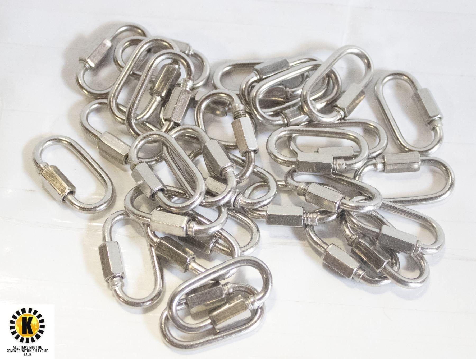 Chain Quick Link 1100lbs Capacity Threaded Locking Connector Chain Link