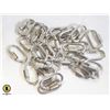 Image 1 : 30 PACK QUICK LINK M4 4MM STAINLESS STEEL CHAIN