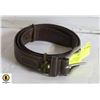 Image 1 : COLUMBIA MEN'S DARK BROWN LEATHER BELT