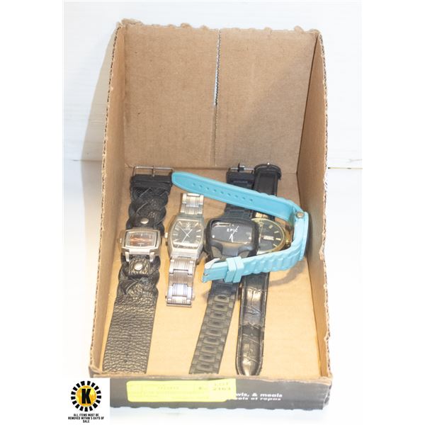 BUNDLE OF WATCHES VARIOUS CONDITIONS