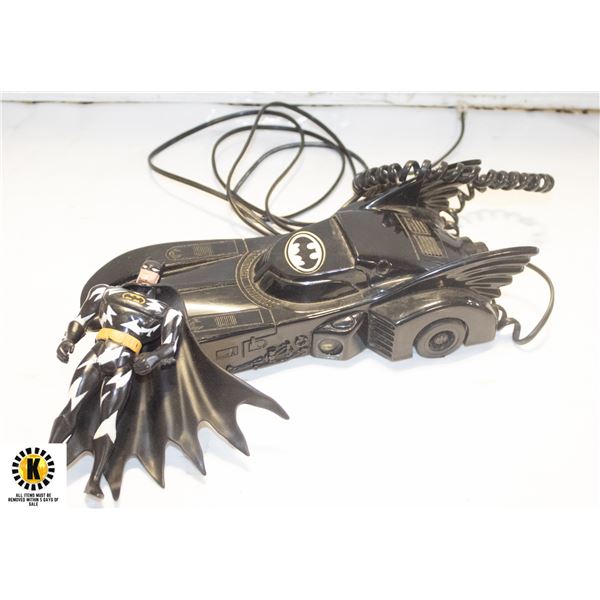 VINTAGE BATMAN TELEPHONE + FIGURINE