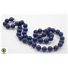 #65-NATURAL LAPIZ LAZULI NECKLACE 18"