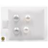 Image 1 : #18-NATURAL AKOYA PEARL STUDE EARRINGS