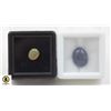 Image 1 : #196-BLUE TANZANITE  5.25 CT &  YELLOW OPAL  1.00C