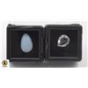 Image 1 : #240-EITHOPIA OPAL 5.35 CT  & WHITE TOPAZ  3.43 CT