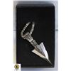 Image 1 : NEW SILVER ALLOY ARROWHEAD PENDANT WITH CHAIN
