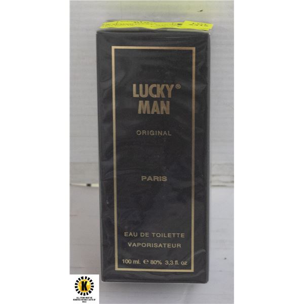 NEW SEALED LUCKY MAN ORIGINAL PARIS EAU DE