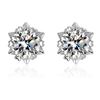 Image 1 : 2 CT GRA CERTIFIED MOISSANITE 925 SILVER EARRINGS