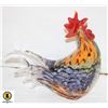 Image 1 : LARGE HEAVY ART GLASS ROOSTER