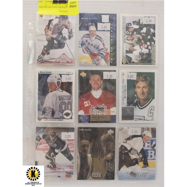 WAYNE GRETZKY CHOCKEY CARDS