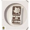 Image 1 : 1 GRAM SILVER MAPLE BAR