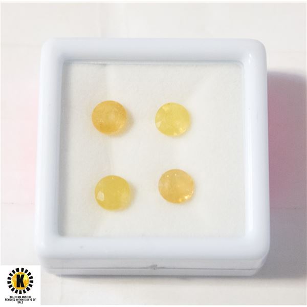 APPROX 6.75 CT OF YELLOW SAPHIRES