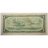 Image 2 : 2)  CANADIAN $1.00 BANKNOTE FROM 1954.