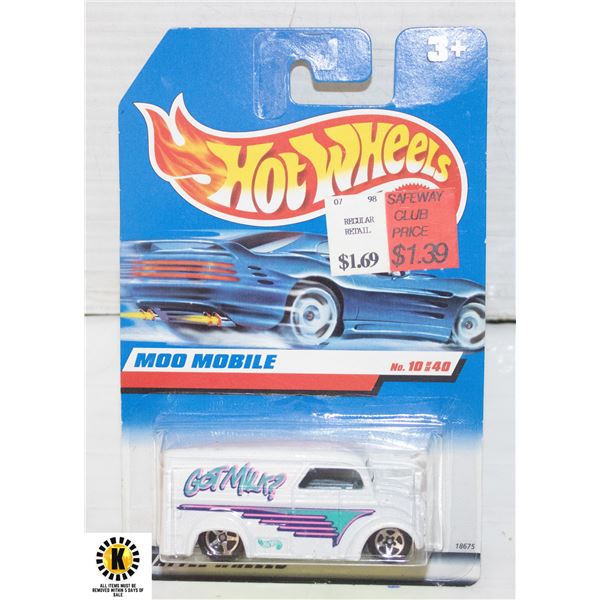 SEALED HOTWHEELS MOO MOBILE