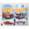 TWO SELAED HOTWHEELS CARS '65 MERCURY COMET
