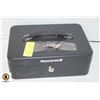 Image 1 : HONEYWELL MONEY/SAFETY BOX WITH KEYS