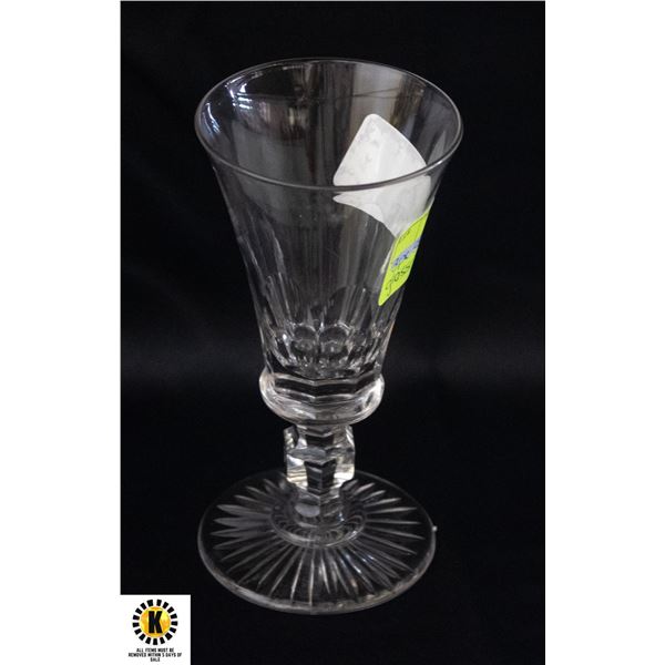 3 PCS SCALLOPED WINE GLASSES