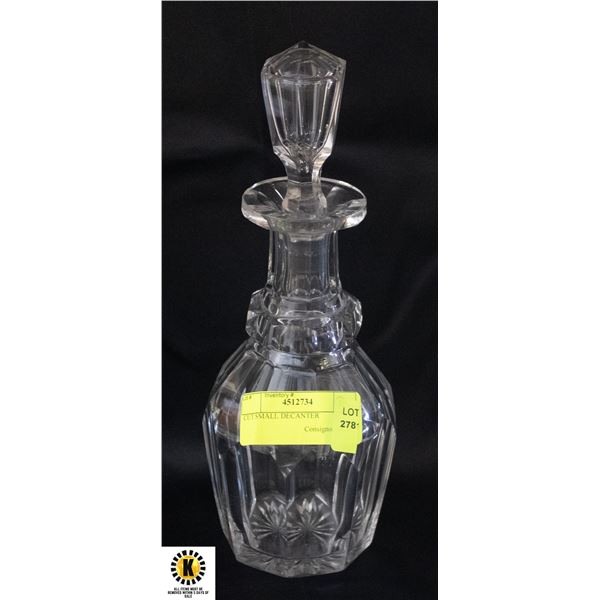 CUT SMALL DECANTER