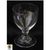 Image 1 : THREE PIECE ENGRAVED LIQUER GLASS C 1780
