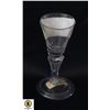 Image 1 : THREE PIECE BUBBLE STEM CIRCA 1750