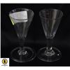 Image 1 : TWO PIECE WINE GLASS C 1740