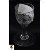 Image 1 : THREE PIECE ENGRAVE LIQUEUR GLASS C 1750