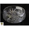 Image 1 : LARGE AND MEDIUM MATCHING CUT CRYSTAL BOWLS