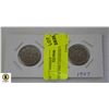 Image 1 : 1947 & 1960 CANADIAN NICKLES