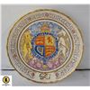 Image 1 : PARAGON MEMORIAL PLATE BY APPOINTMENT 1937 KING