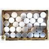 NEW 30 ALUMINUM TIN CANS WITH LIDS FOR