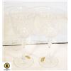 Image 1 : NEW CRYSTAL WINE GLASS SET OF 2 24% LEAD CRYSTAL