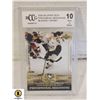 Image 1 : BECKETT GRADED 10 SIDNEY CROSBY PENGUINS