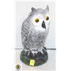 Image 1 : OWL DECOY TO SCARE BIRDS AWAY NEW