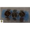 Image 1 : SET OF 3 GENEVA MENS WATCH NEW