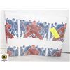 Image 1 : 30 BY 60 INCH HOCKEY PRINTED FABRIC NEW