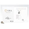 Image 2 : #94-1.00 CT GRA CERTIFIED ROUND BRILLIANT CUT