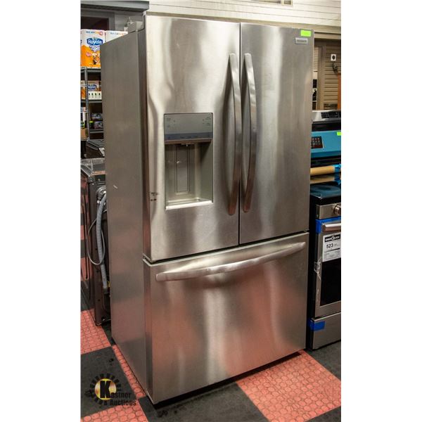 NEW S&D FRIGIDAIRE STAINLESS FRENCH DOOR FRIDGE