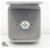 Image 1 : #190-6.00 CT ROUND BRILLIANT CUT MOISSANITE VVS D